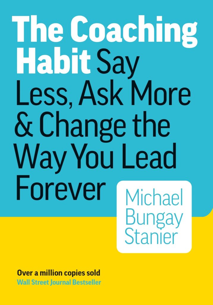 The coaching habit book cover